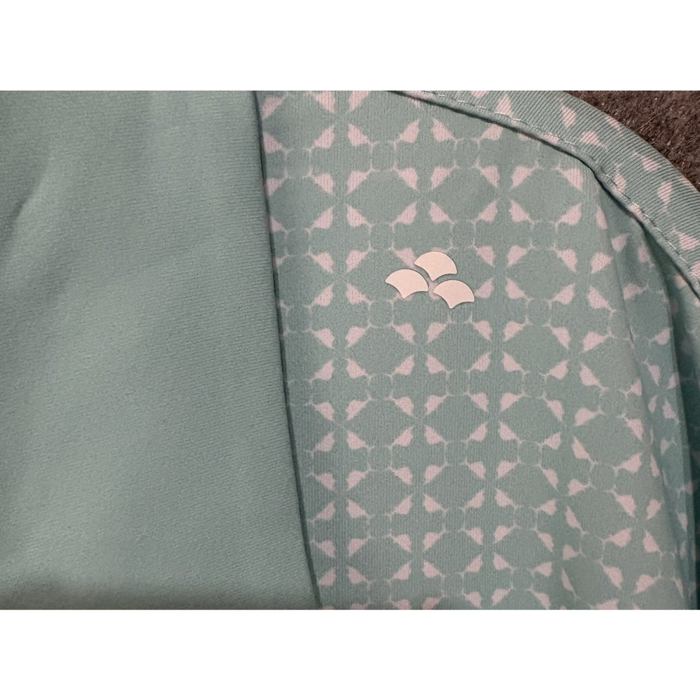 Scales Polo Shirt Mens XL Blue Geometric‎ Print Lightweight Stretch Golf - Picture 3 of 7